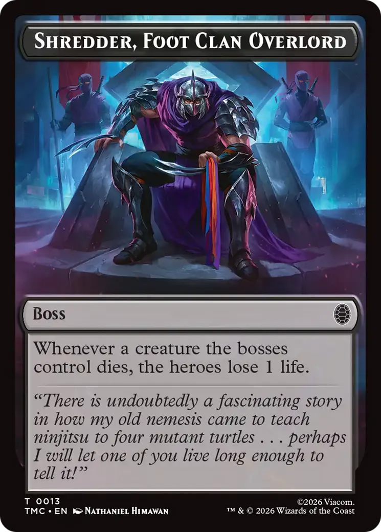 Shredder, Foot Clan Overlord — Teenage Mutant Ninja Turtles Eternal — Magic: The Gathering