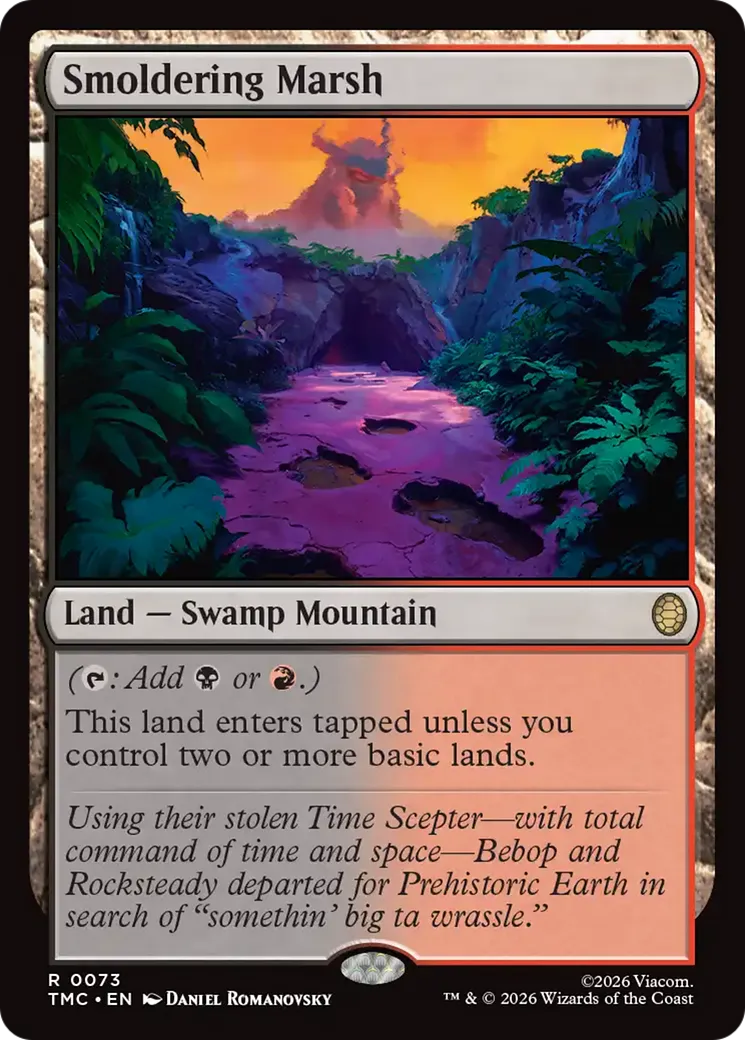 Marécage fumant — Teenage Mutant Ninja Turtles Eternal — Magic: The Gathering