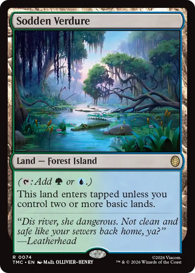 Verdure détrempée — Teenage Mutant Ninja Turtles Eternal — Magic: The Gathering