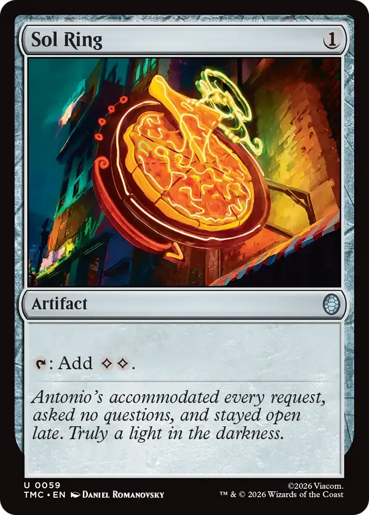 Sol Ring — Teenage Mutant Ninja Turtles Eternal — Magic: The Gathering