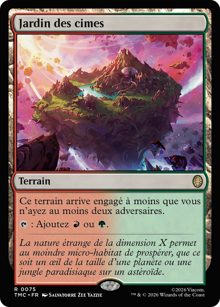 Jardin des cimes — Teenage Mutant Ninja Turtles Eternal — Magic: The Gathering