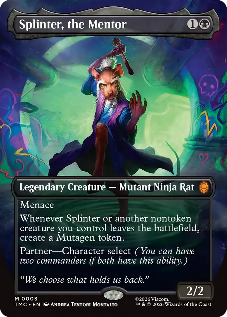 Splinter, the Mentor — Teenage Mutant Ninja Turtles Eternal — Magic: The Gathering