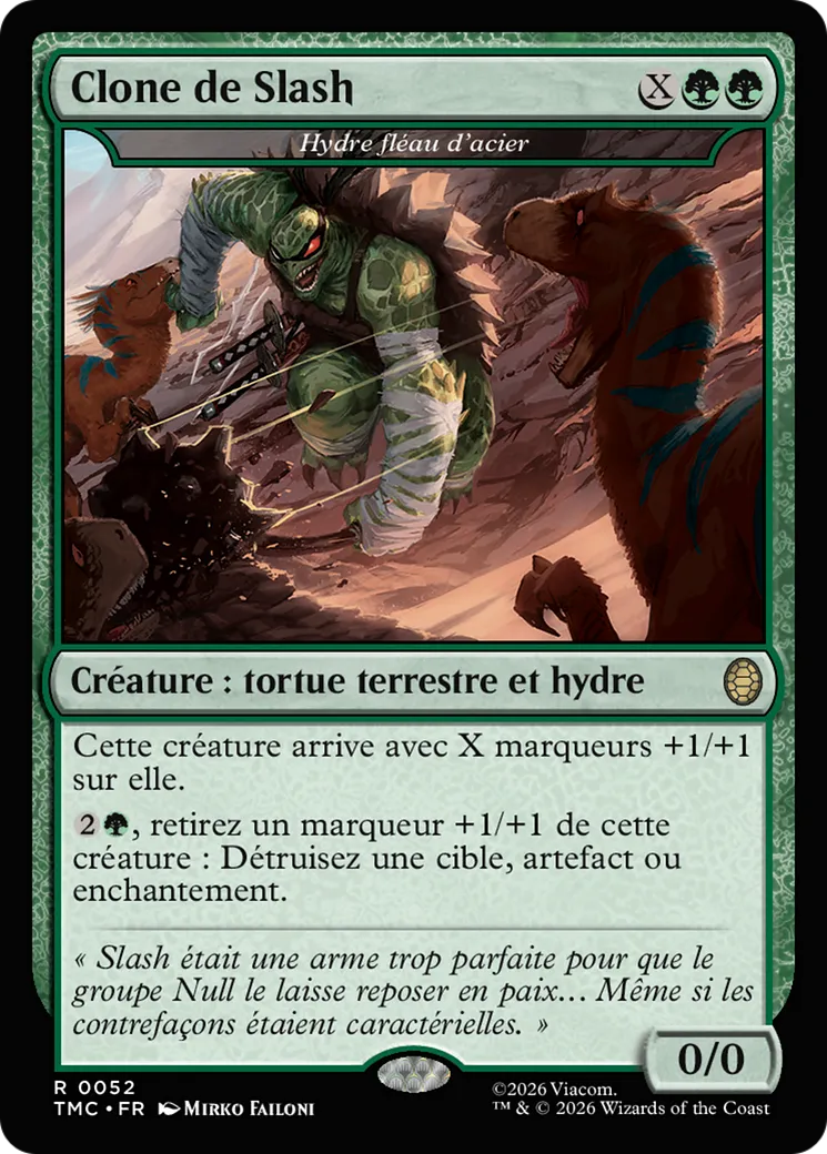 Hydre fléau d'acier — Teenage Mutant Ninja Turtles Eternal — Magic: The Gathering