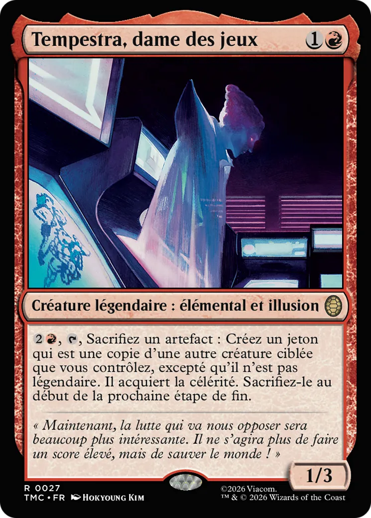 Tempestra, dame des jeux — Teenage Mutant Ninja Turtles Eternal — Magic: The Gathering