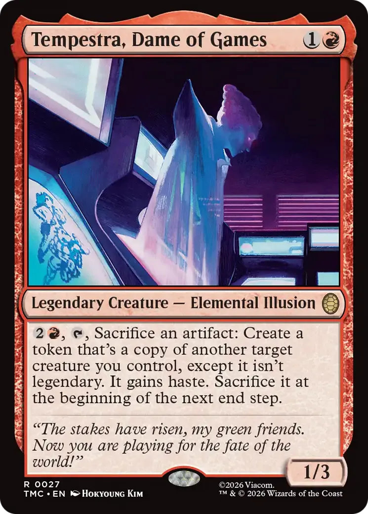 Tempestra, dame des jeux — Teenage Mutant Ninja Turtles Eternal — Magic: The Gathering