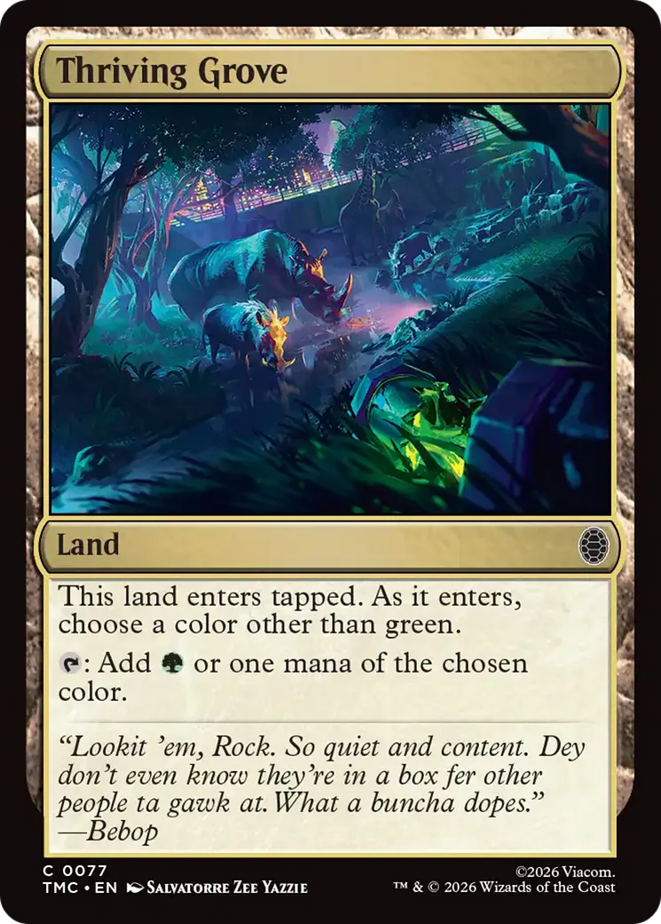 Thriving Grove — Teenage Mutant Ninja Turtles Eternal — Magic: The Gathering