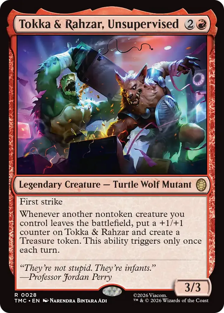 Tokka et Rahzar, sans surveillance — Teenage Mutant Ninja Turtles Eternal — Magic: The Gathering
