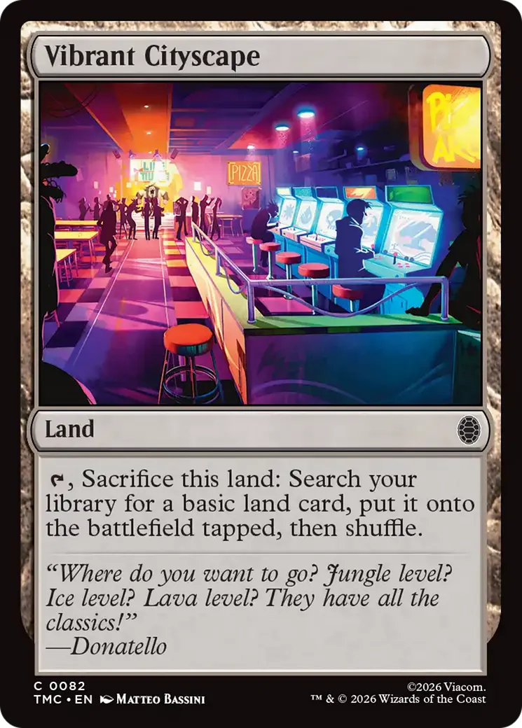 Vibrant Cityscape — Teenage Mutant Ninja Turtles Eternal — Magic: The Gathering