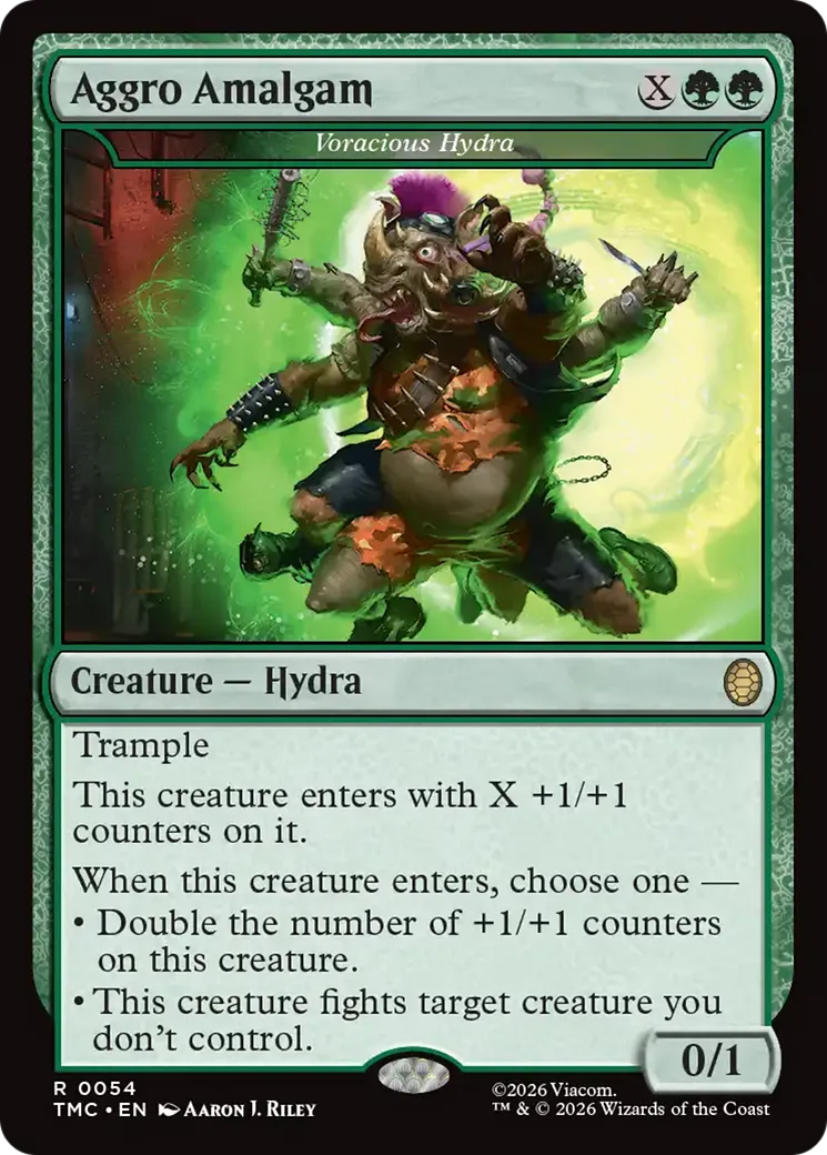 Voracious Hydra — Teenage Mutant Ninja Turtles Eternal — Magic: The Gathering