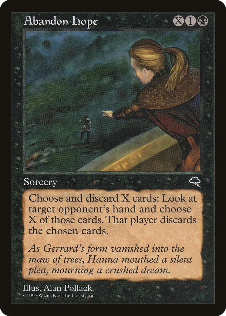 Abandon de l'espoir — Tempest — Magic: The Gathering