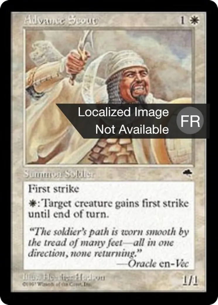 Eclaireur avancé — Tempest — Magic: The Gathering