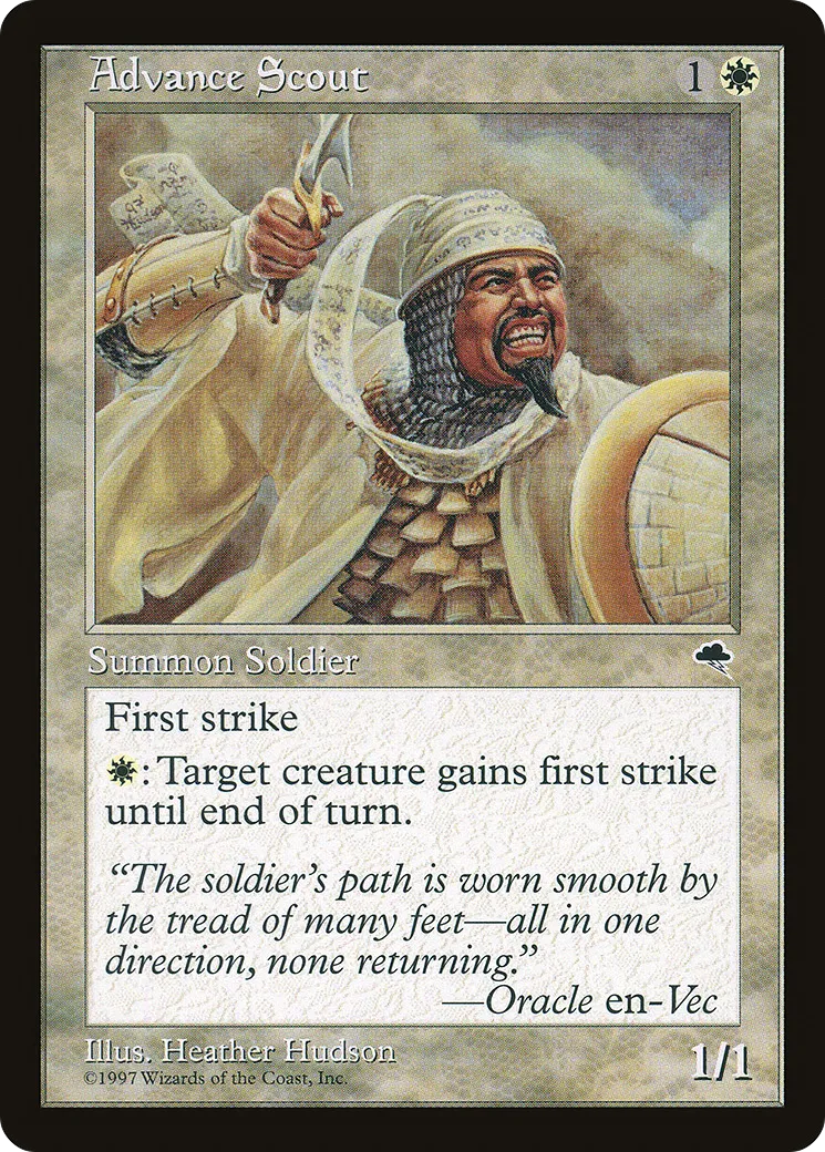 Advance Scout — Tempest — Magic: The Gathering