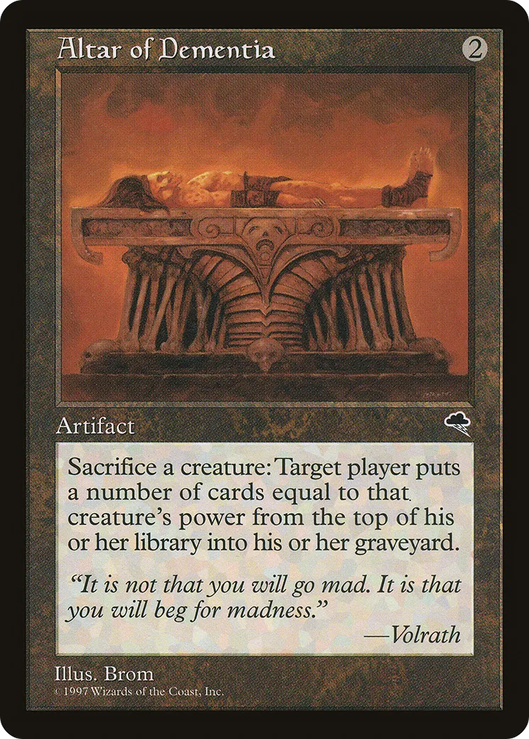 Altar of Dementia — Tempest — Magic: The Gathering