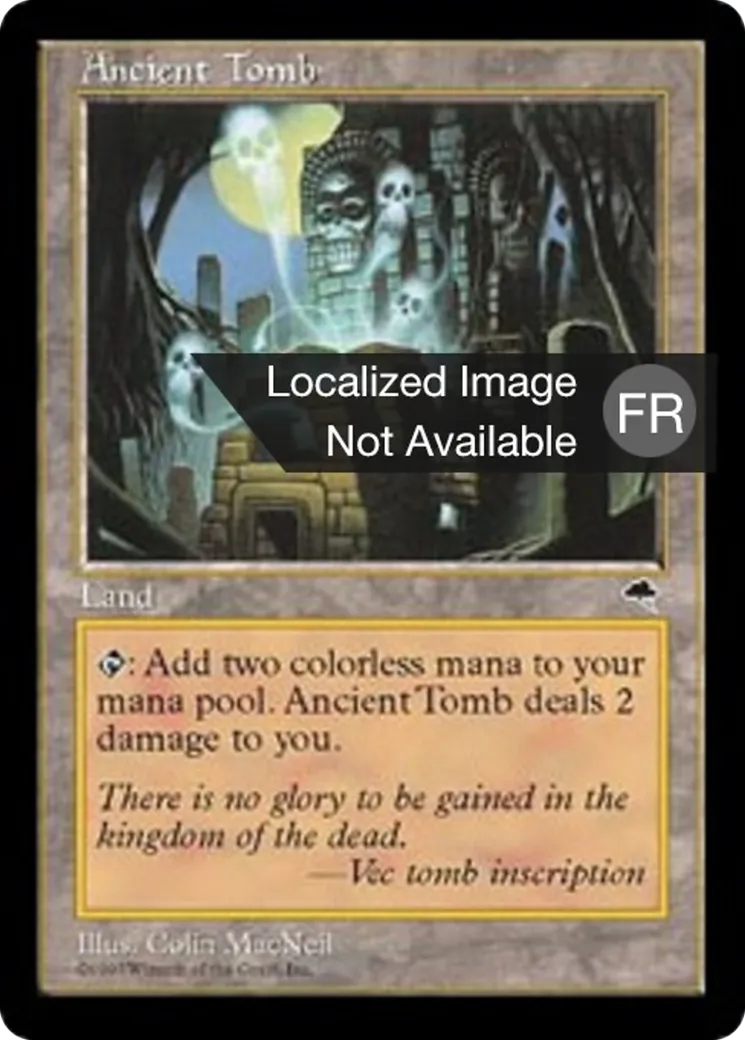 Ancienne tombe — Tempest — Magic: The Gathering