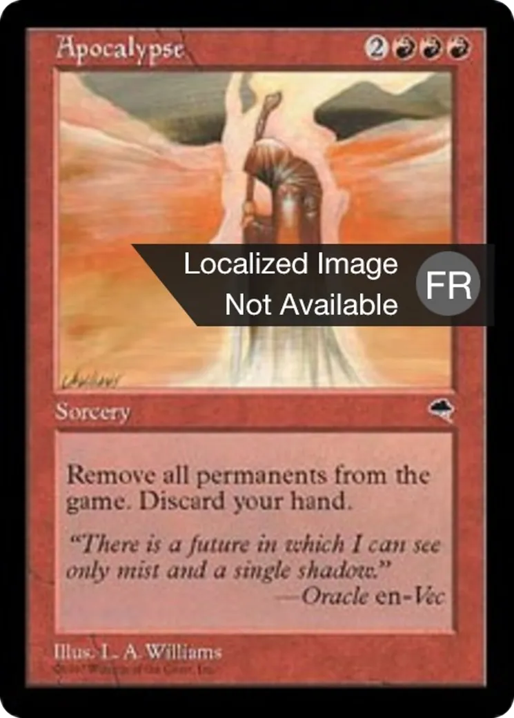 Apocalypse from Tempest - Magic: The Gathering