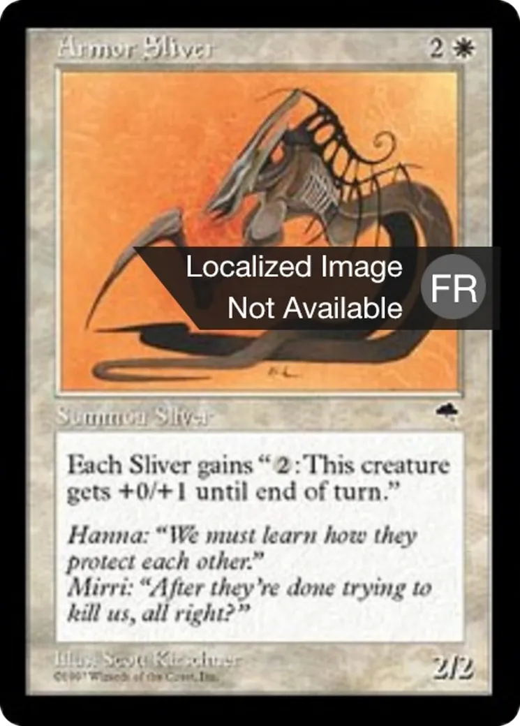 Slivoïde cuirassé — Tempest — Magic: The Gathering