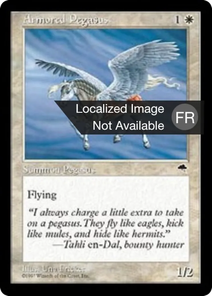 Pégase cuirassé — Tempest — Magic: The Gathering