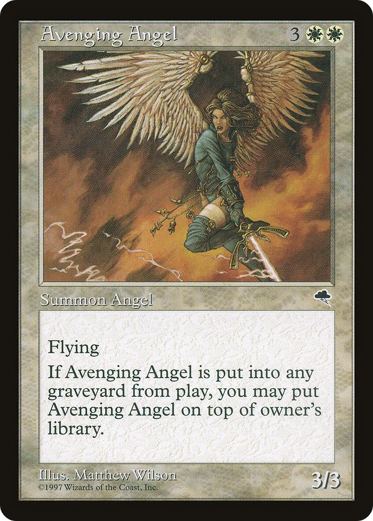 Ange vengeresse — Tempest — Magic: The Gathering