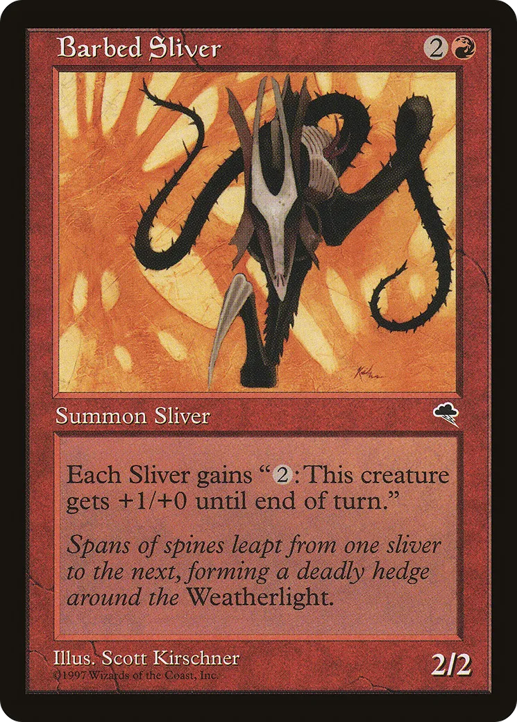 Barbed Sliver — Tempest — Magic: The Gathering