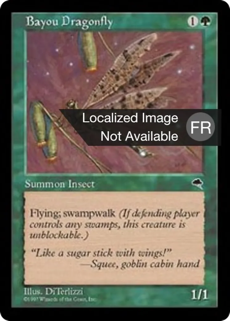 Libellule des bayous — Tempest — Magic: The Gathering