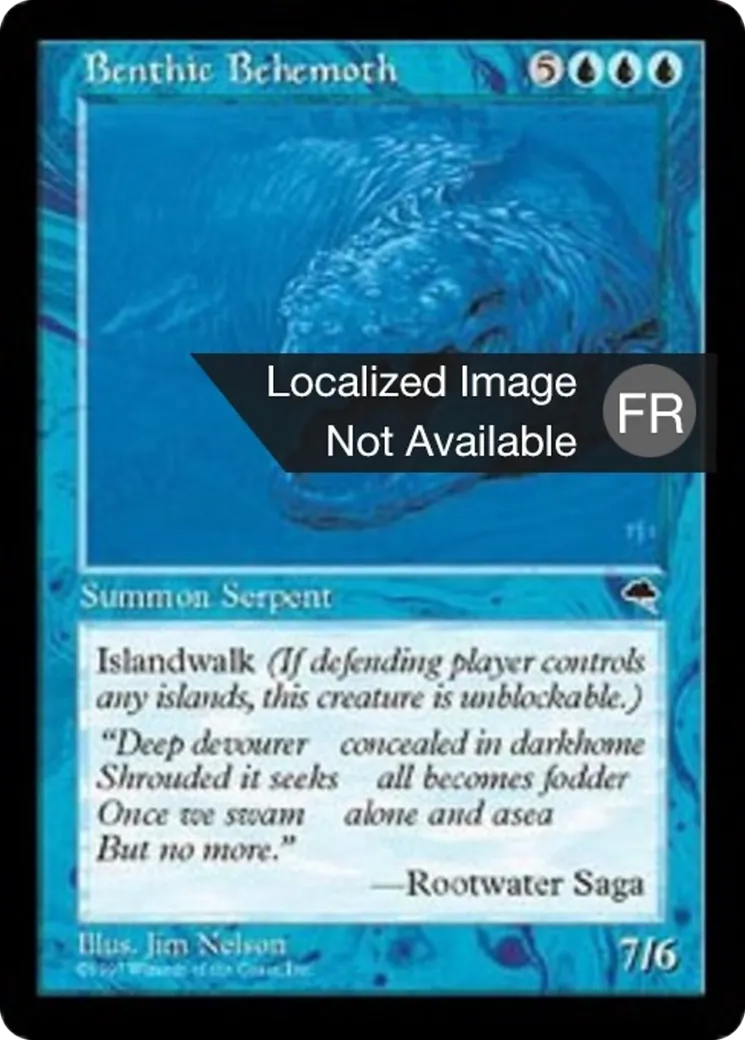 Béhémoth benthique — Tempest — Magic: The Gathering