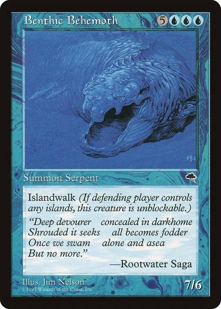 Benthic Behemoth — Tempest — Magic: The Gathering