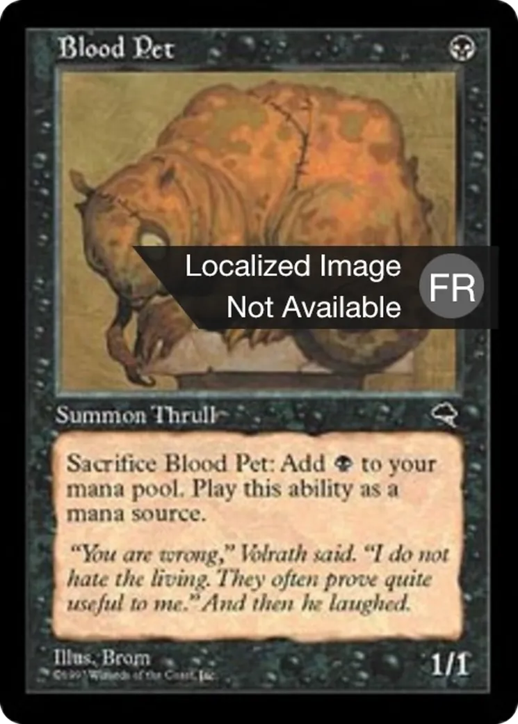 Animalcule de sang — Tempest — Magic: The Gathering