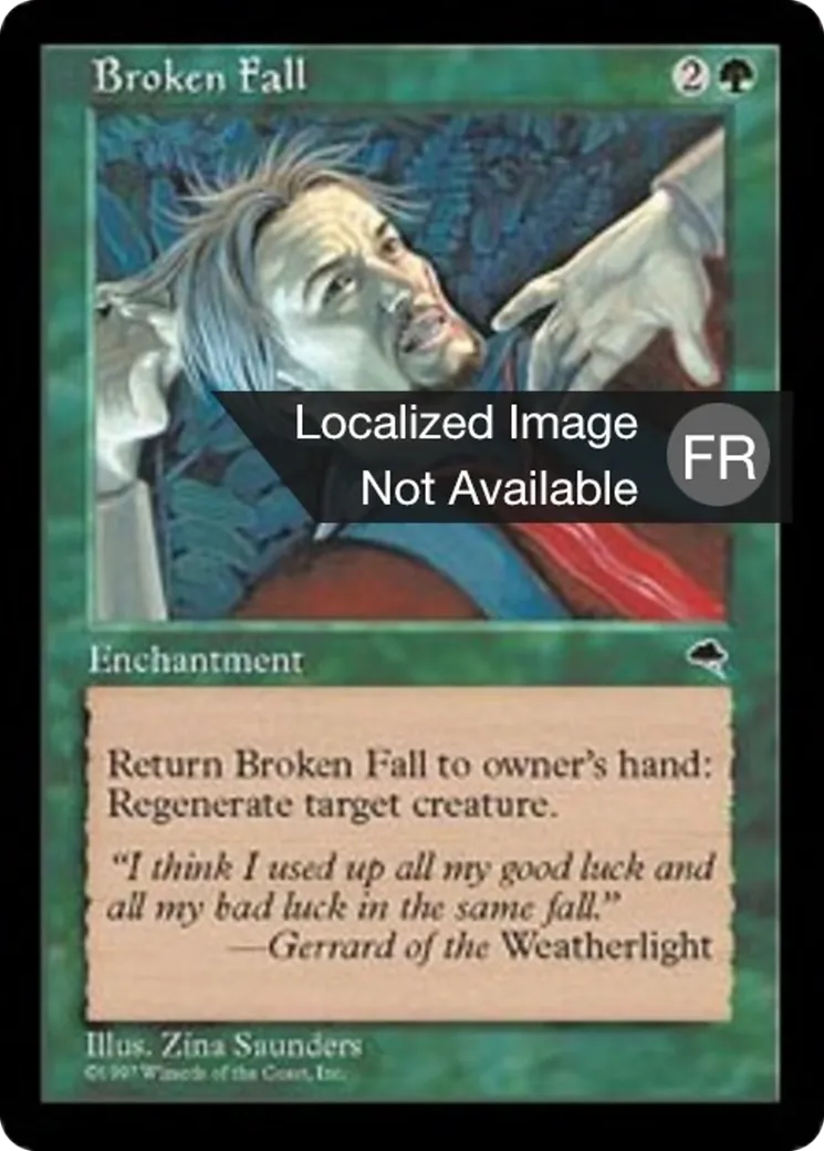 Chute arrêtée — Tempest — Magic: The Gathering