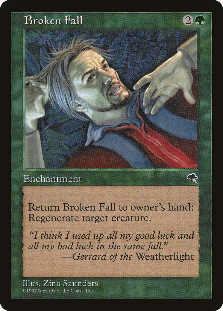 Chute arrêtée — Tempest — Magic: The Gathering