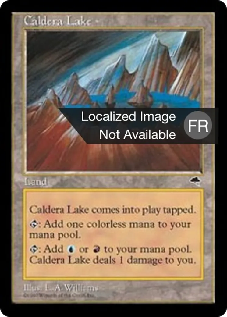 Lac de caldeira — Tempest — Magic: The Gathering