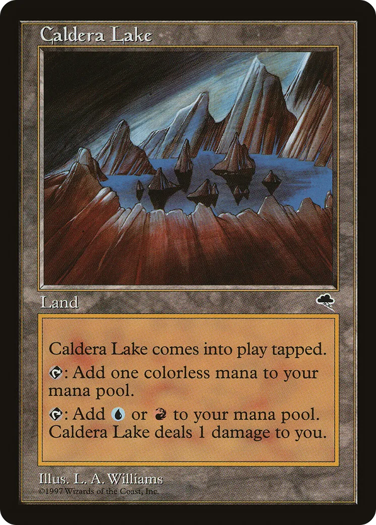 Caldera Lake — Tempest — Magic: The Gathering