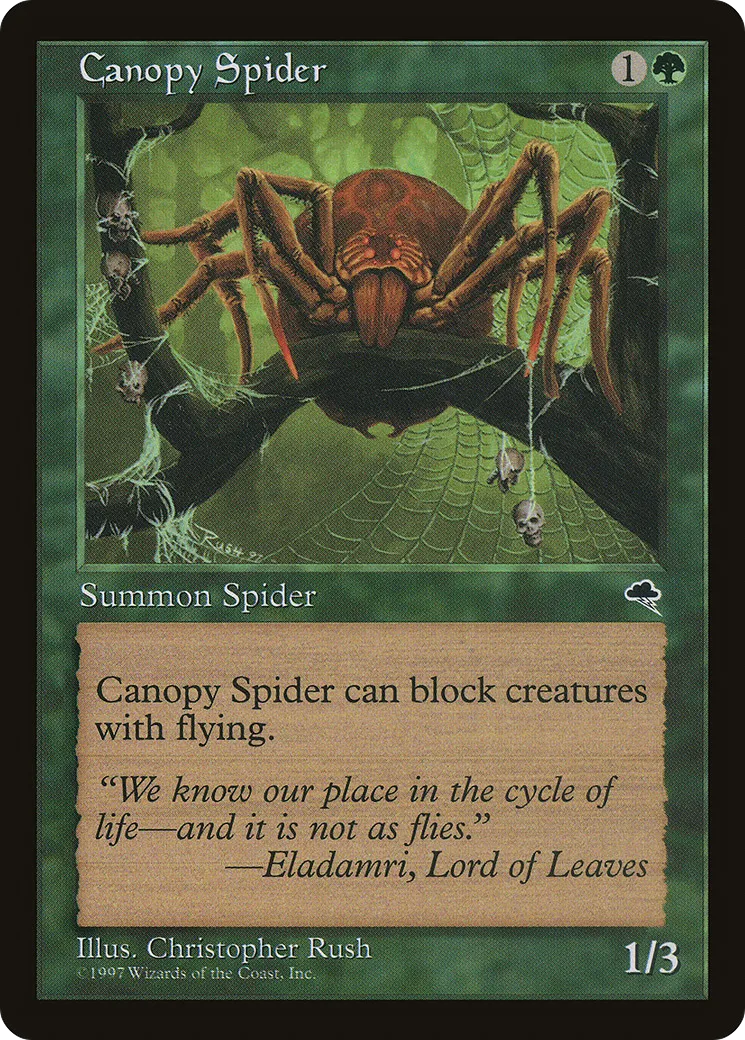 Canopy Spider — Tempest — Magic: The Gathering