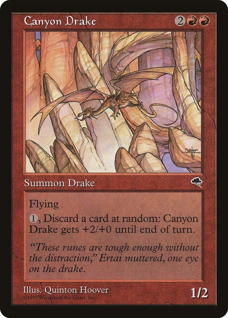 Canyon Drake — Tempest — Magic: The Gathering