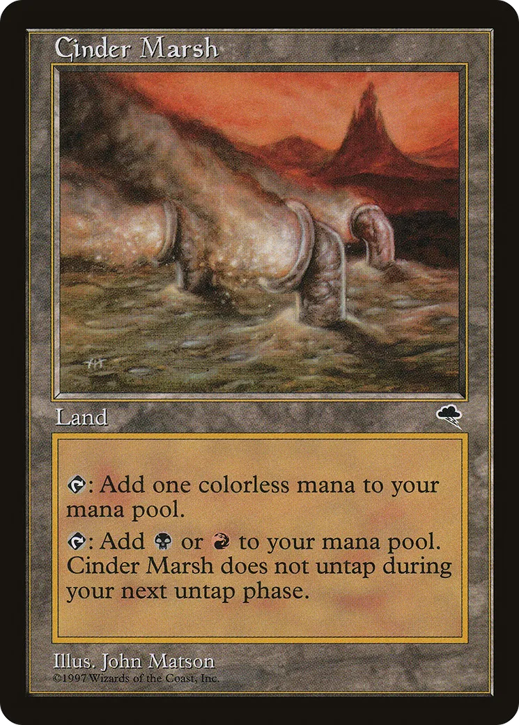 Marécage des cendres — Tempest — Magic: The Gathering
