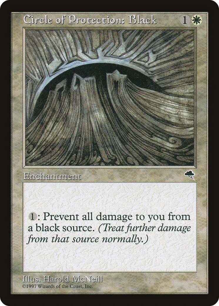 Circle of Protection: Black — Tempest — Magic: The Gathering