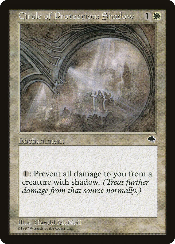 Circle of Protection: Shadow — Tempest — Magic: The Gathering