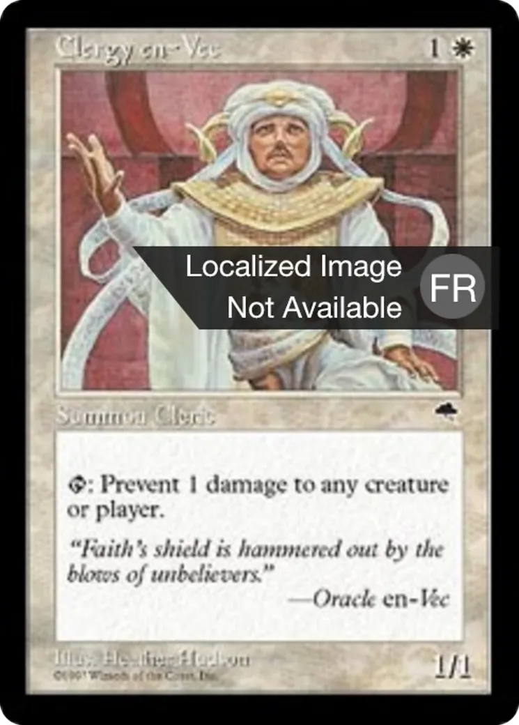 Clergé en-Vec — Tempest — Magic: The Gathering