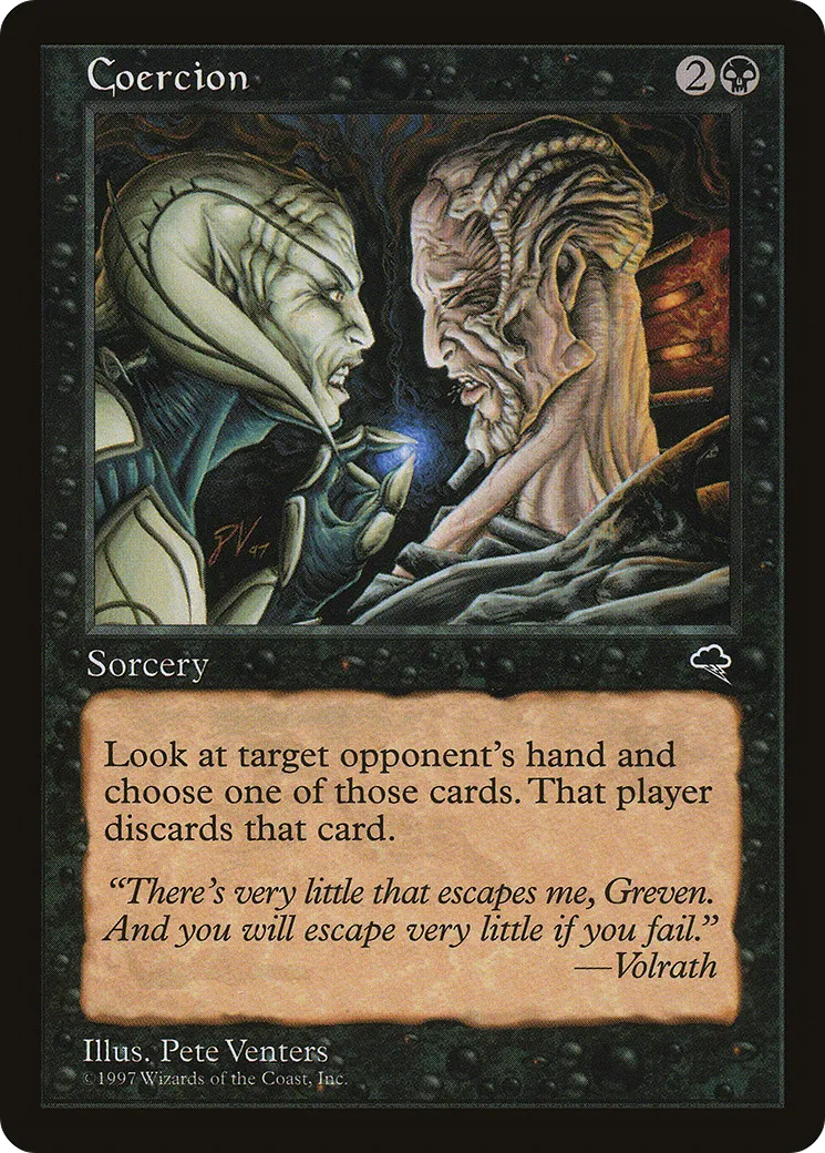 Coercion — Tempest — Magic: The Gathering
