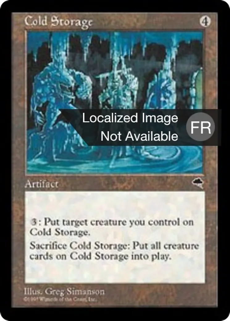 Chambre froide — Tempest — Magic: The Gathering