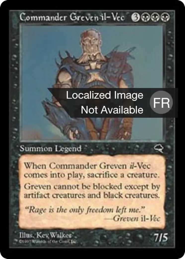 Commandant Grêvën il-Vec — Tempest — Magic: The Gathering