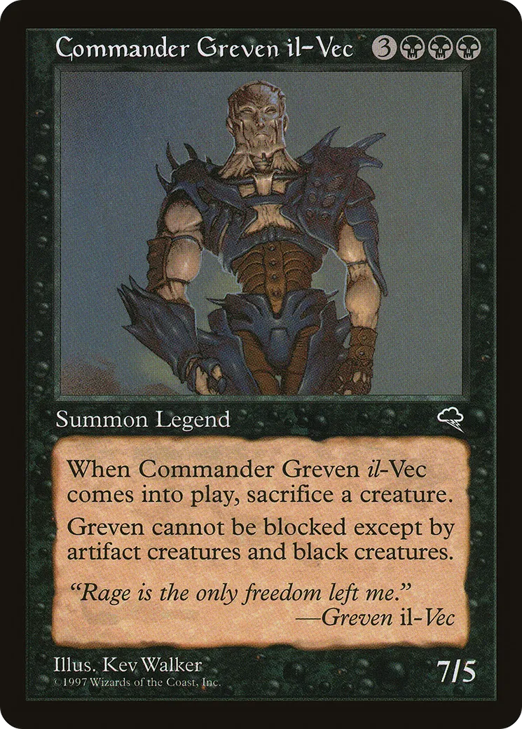 Commander Greven il-Vec from Tempest - Magic: The Gathering