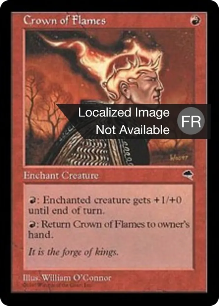 Couronne de flammes — Tempest — Magic: The Gathering