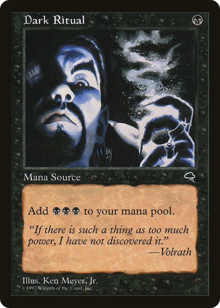 Dark Ritual — Tempest — Magic: The Gathering