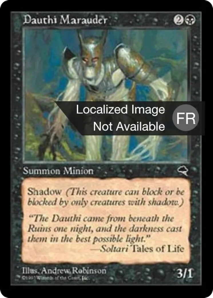 Maraudeur dauthi — Tempest — Magic: The Gathering