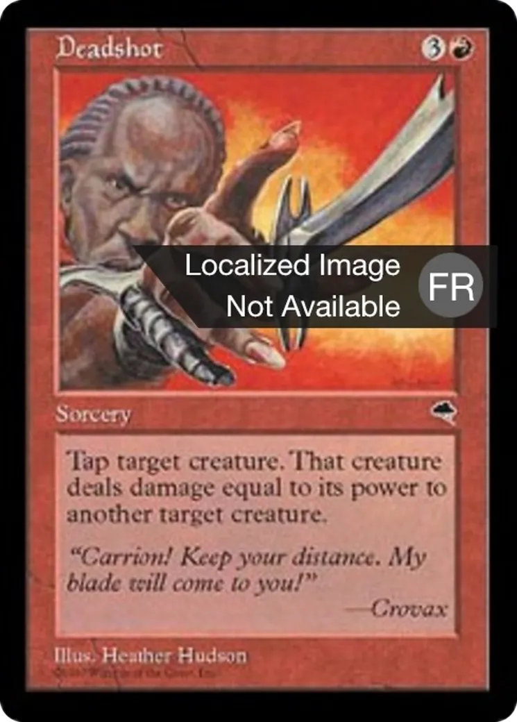 Coup mortel — Tempest — Magic: The Gathering
