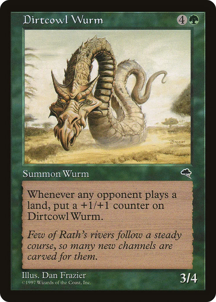 Dirtcowl Wurm — Tempest — Magic: The Gathering