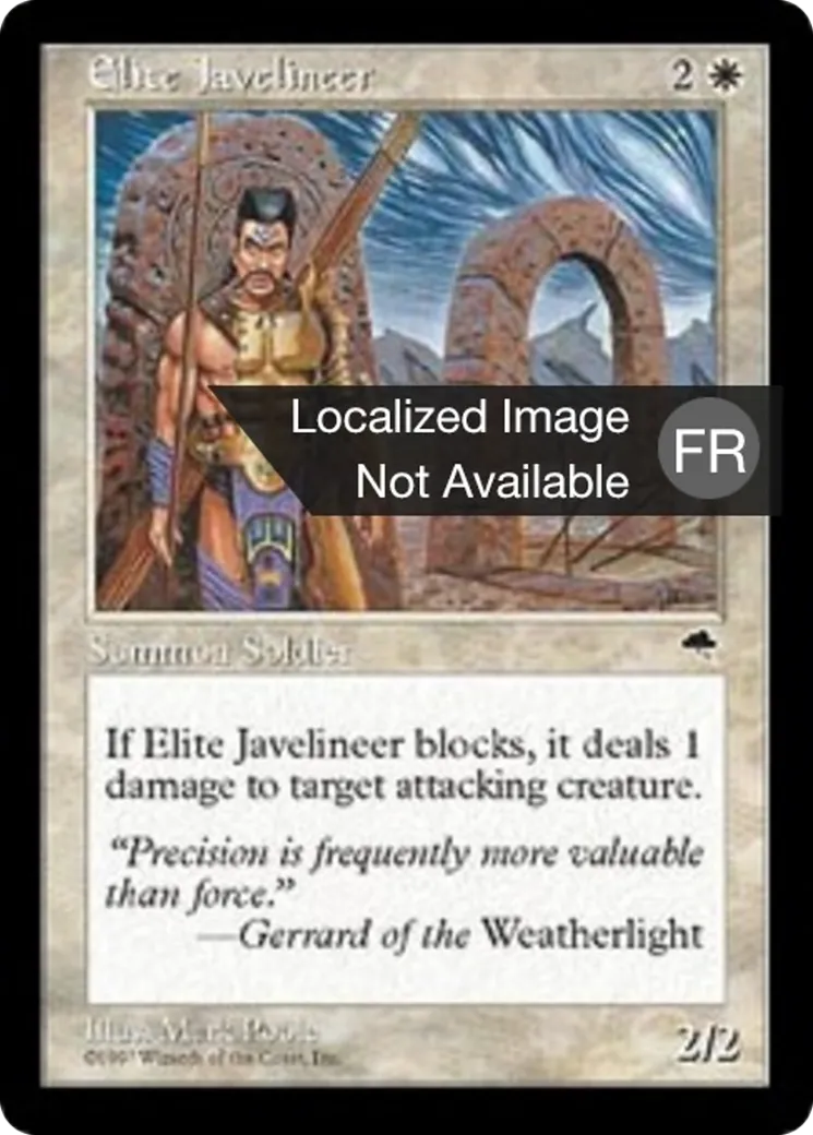 Javelinier d'élite — Tempest — Magic: The Gathering