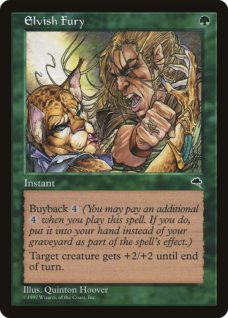Fureur elfique — Tempest — Magic: The Gathering