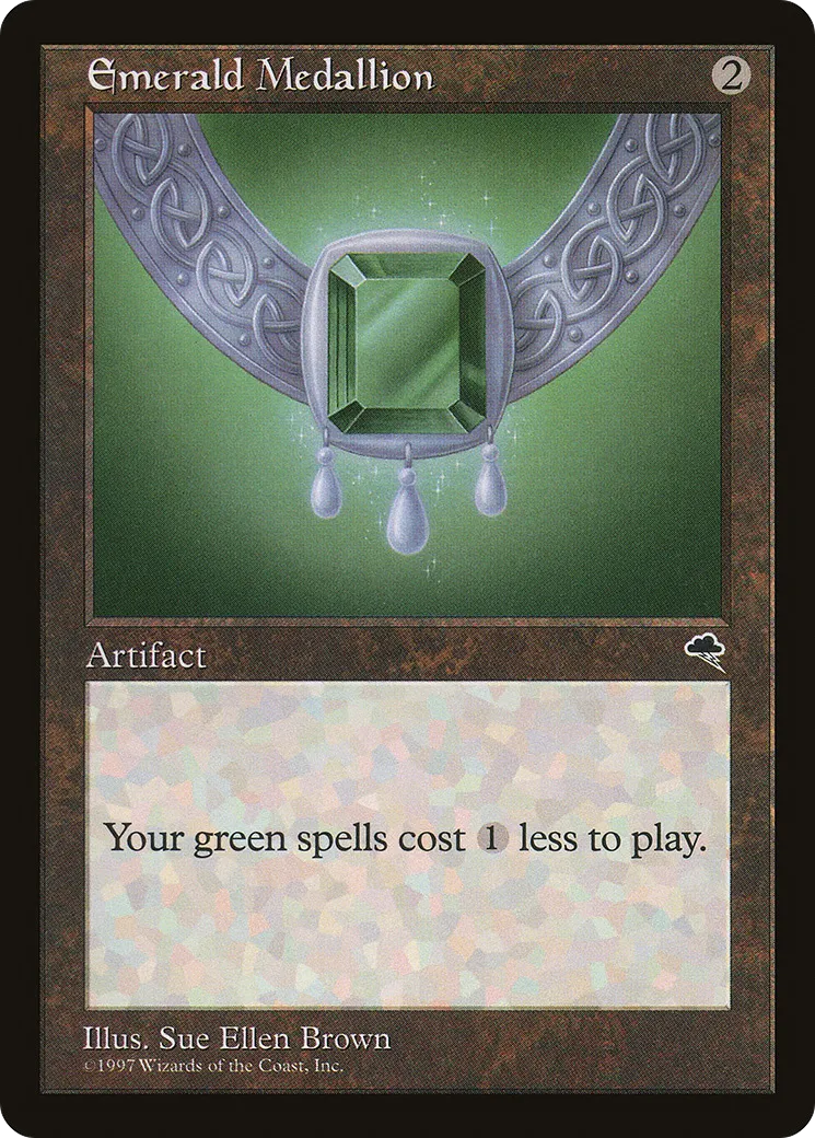 Emerald Medallion — Tempest — Magic: The Gathering
