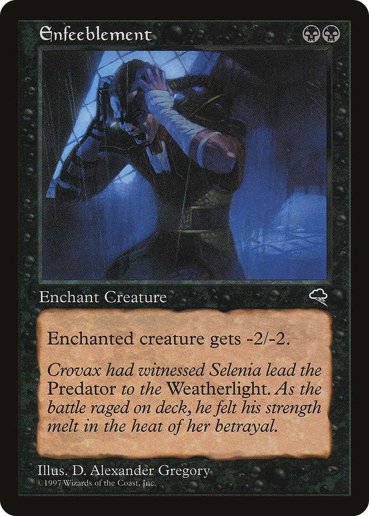 Enfeeblement — Tempest — Magic: The Gathering